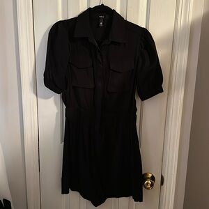 Aqua by Bloomingdale’s Black Romper